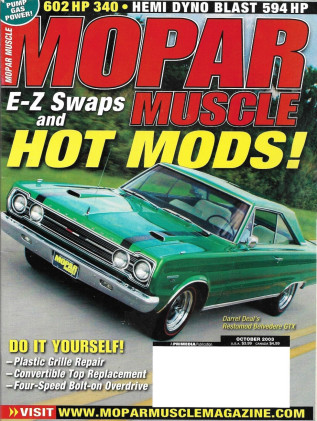 MOPAR MUSCLE 2003 OCT - CROSS RAM, AAR CUDA, HEMI